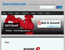 Tablet Screenshot of 2boonesales.com